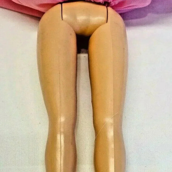 MATTEL BARBIE Disney Doll Black Hair Brown Eyes Pink Dress 12" Tall - Picture 10 of 11